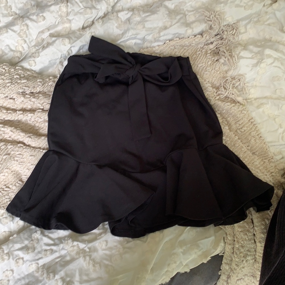 Black skirt